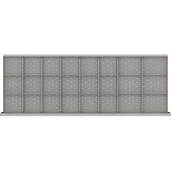 LISTA - 24-Compartment Drawer Divider Layout for 3.15" High Drawers - Exact Tool & Supply