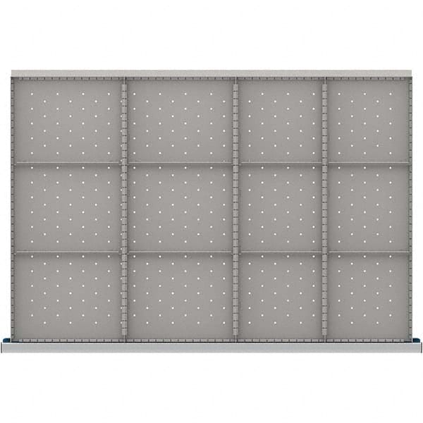 LISTA - 12-Compartment Drawer Divider Layout for 3.15" High Drawers - Exact Tool & Supply