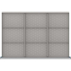 LISTA - 9-Compartment Drawer Divider Layout for 3.15" High Drawers - Exact Tool & Supply