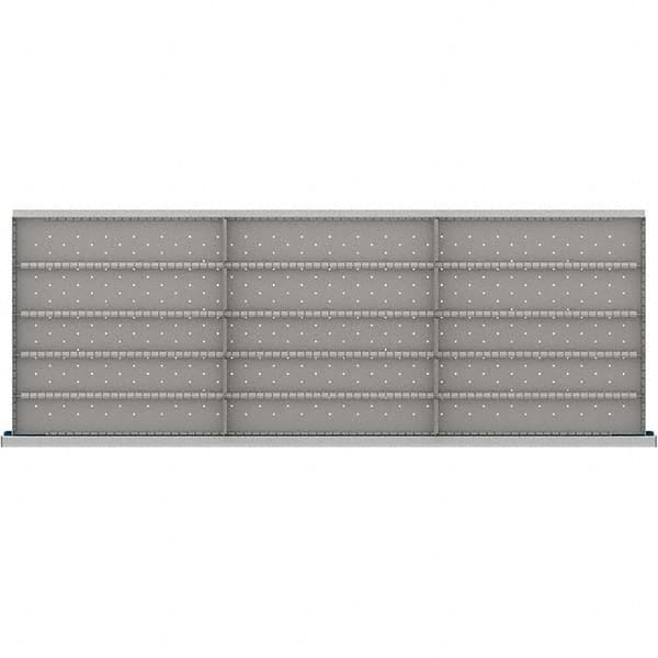 LISTA - 15-Compartment Drawer Divider Layout for 3.15" High Drawers - Exact Tool & Supply