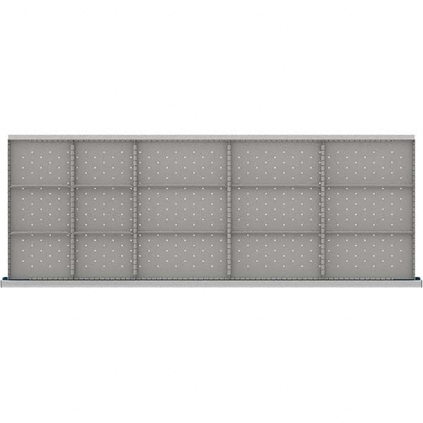 LISTA - 15-Compartment Drawer Divider Layout for 3.15" High Drawers - Exact Tool & Supply