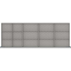 LISTA - 15-Compartment Drawer Divider Layout for 3.15" High Drawers - Exact Tool & Supply