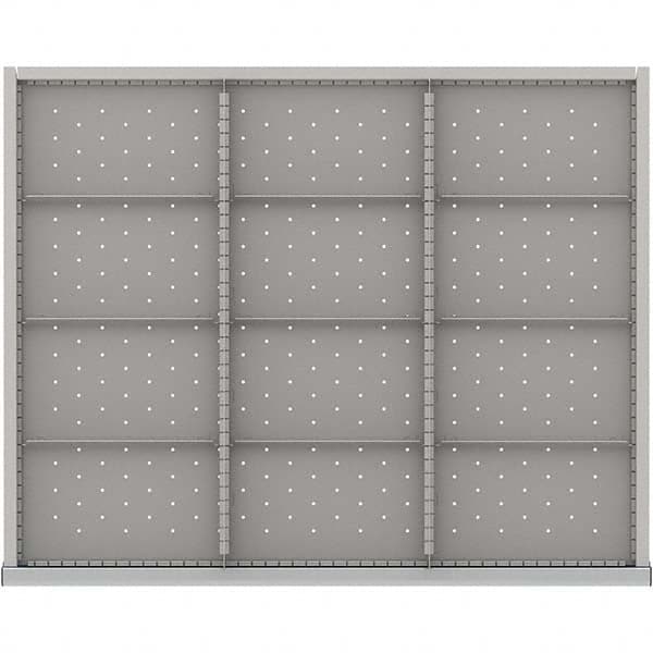 LISTA - 12-Compartment Drawer Divider Layout for 3.15" High Drawers - Exact Tool & Supply