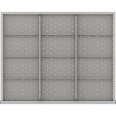 LISTA - 12-Compartment Drawer Divider Layout for 3.15" High Drawers - Exact Tool & Supply