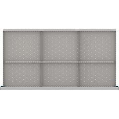LISTA - 6-Compartment Drawer Divider Layout for 3.15" High Drawers - Exact Tool & Supply