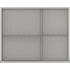 LISTA - 4-Compartment Drawer Divider Layout for 3.15" High Drawers - Exact Tool & Supply