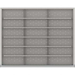 LISTA - 18-Compartment Drawer Divider Layout for 3.15" High Drawers - Exact Tool & Supply