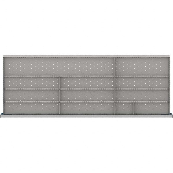 LISTA - 12-Compartment Drawer Divider Layout for 3.15" High Drawers - Exact Tool & Supply