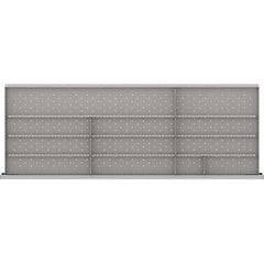 LISTA - 12-Compartment Drawer Divider Layout for 3.15" High Drawers - Exact Tool & Supply