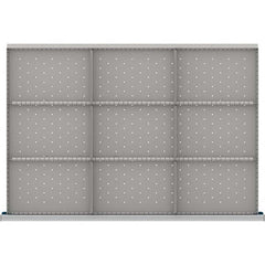 LISTA - 9-Compartment Drawer Divider Layout for 3.15" High Drawers - Exact Tool & Supply