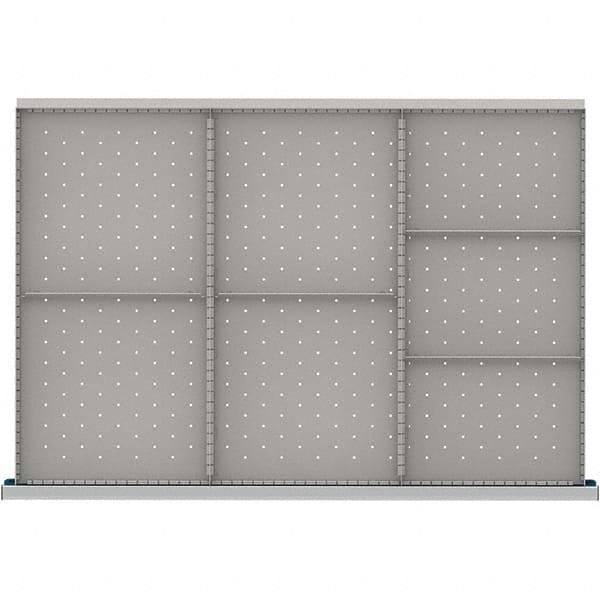 LISTA - 7-Compartment Drawer Divider Layout for 3.15" High Drawers - Exact Tool & Supply