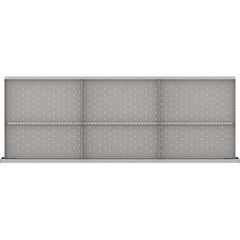 LISTA - 6-Compartment Drawer Divider Layout for 3.15" High Drawers - Exact Tool & Supply