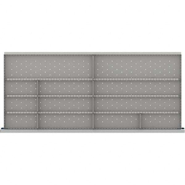 LISTA - 12-Compartment Drawer Divider Layout for 3.15" High Drawers - Exact Tool & Supply