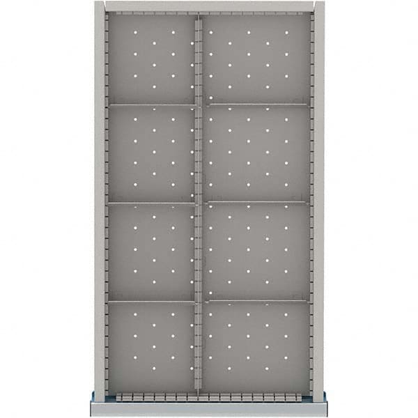 LISTA - 8-Compartment Drawer Divider Layout for 3.15" High Drawers - Exact Tool & Supply