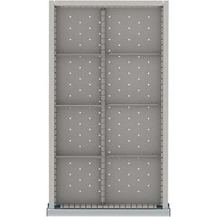 LISTA - 8-Compartment Drawer Divider Layout for 3.15" High Drawers - Exact Tool & Supply