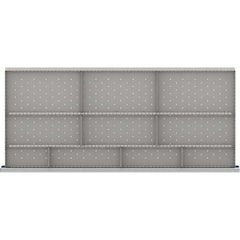 LISTA - 10-Compartment Drawer Divider Layout for 3.15" High Drawers - Exact Tool & Supply