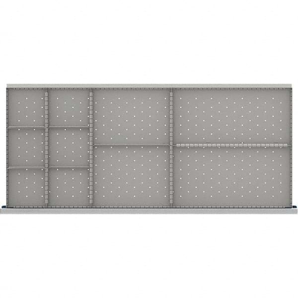 LISTA - 10-Compartment Drawer Divider Layout for 3.15" High Drawers - Exact Tool & Supply