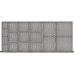 LISTA - 17-Compartment Drawer Divider Layout for 3.15" High Drawers - Exact Tool & Supply