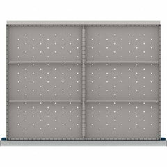LISTA - 6-Compartment Drawer Divider Layout for 3.15" High Drawers - Exact Tool & Supply