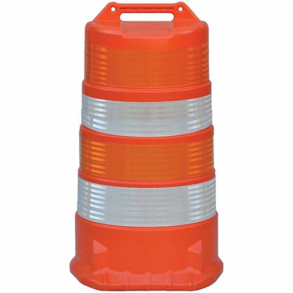 VizCon - Traffic Barrels, Delineators & Posts Type: Channelizer Drum Material: Plastic - Exact Tool & Supply