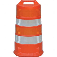 VizCon - Traffic Barrels, Delineators & Posts Type: Channelizer Drum Material: Plastic - Exact Tool & Supply