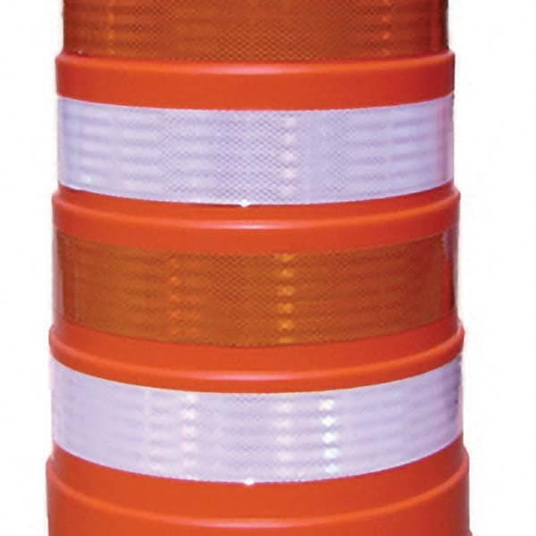 VizCon - Traffic Barrels, Delineators & Posts Type: Channelizer Drum Material: Plastic - Exact Tool & Supply