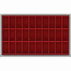 LISTA - 30-Compartment Drawer Divider Layout for 3.15" High Drawers - Exact Tool & Supply