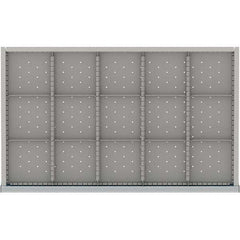 LISTA - 15-Compartment Drawer Divider Layout for 3.15" High Drawers - Exact Tool & Supply