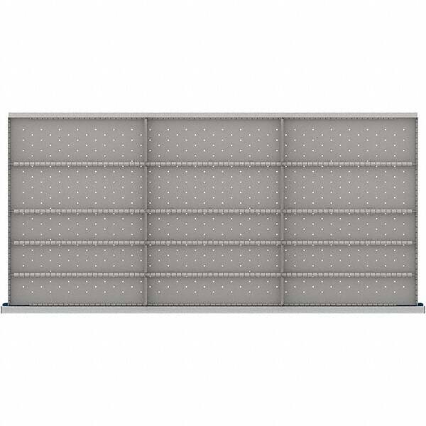 LISTA - 15-Compartment Drawer Divider Layout for 3.15" High Drawers - Exact Tool & Supply