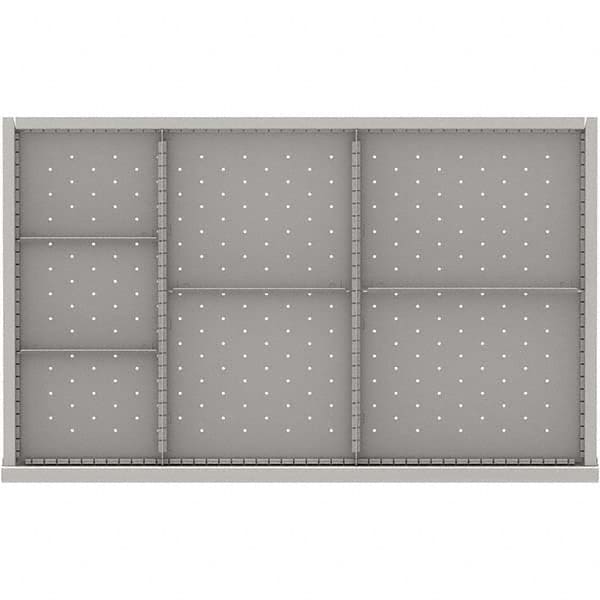 LISTA - 7-Compartment Drawer Divider Layout for 3.15" High Drawers - Exact Tool & Supply
