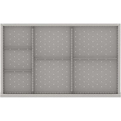 LISTA - 7-Compartment Drawer Divider Layout for 3.15" High Drawers - Exact Tool & Supply