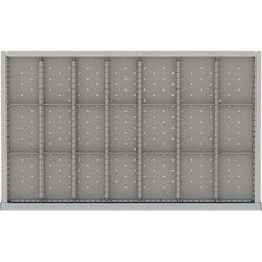 LISTA - 21-Compartment Drawer Divider Layout for 3.15" High Drawers - Exact Tool & Supply