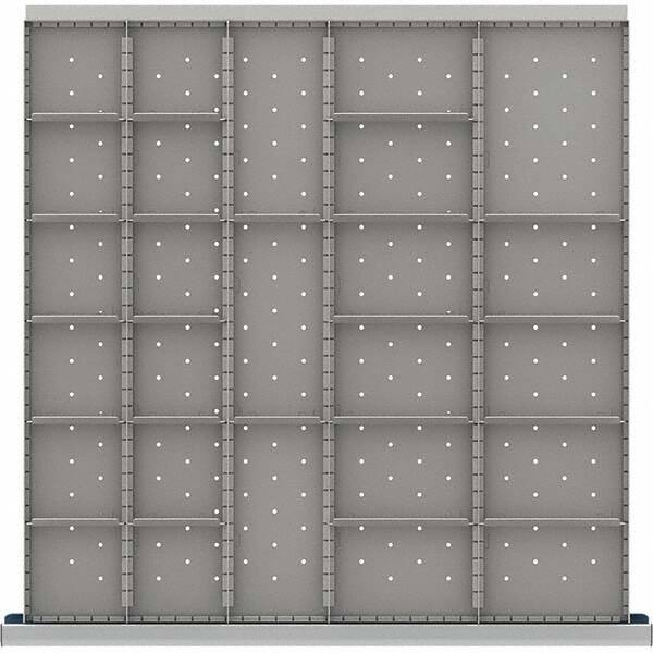 LISTA - 26-Compartment Drawer Divider Layout for 3.15" High Drawers - Exact Tool & Supply