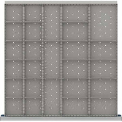 LISTA - 26-Compartment Drawer Divider Layout for 3.15" High Drawers - Exact Tool & Supply