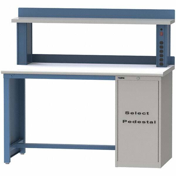LISTA - Stationary Work Benches, Tables Type: Workstation Top Material: Plastic Laminate - Exact Tool & Supply