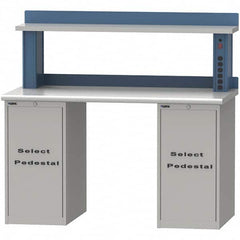 LISTA - Stationary Work Benches, Tables Type: Workstation Top Material: Plastic Laminate - Exact Tool & Supply