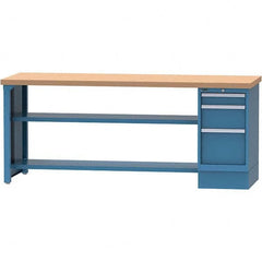 LISTA - Stationary Work Benches, Tables Type: Packaging Table Top Material: Butcher Block - Exact Tool & Supply