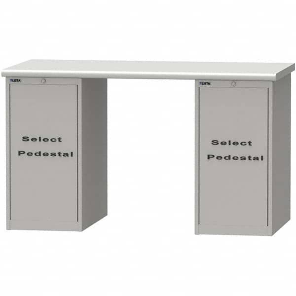 LISTA - Stationary Work Benches, Tables Type: Workstation Top Material: Plastic Laminate - Exact Tool & Supply