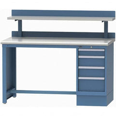 LISTA - Stationary Work Benches, Tables Type: Workstation Top Material: Plastic Laminate - Exact Tool & Supply