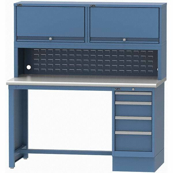 LISTA - Stationary Work Benches, Tables Type: Workstation Top Material: Plastic Laminate - Exact Tool & Supply