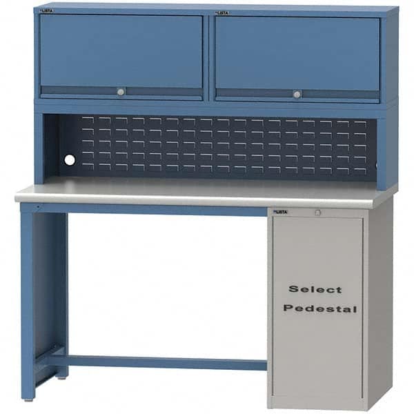 LISTA - Stationary Work Benches, Tables Type: Workstation Top Material: Plastic Laminate - Exact Tool & Supply