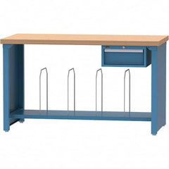 LISTA - Stationary Work Benches, Tables Type: Packaging Table Top Material: Butcher Block - Exact Tool & Supply
