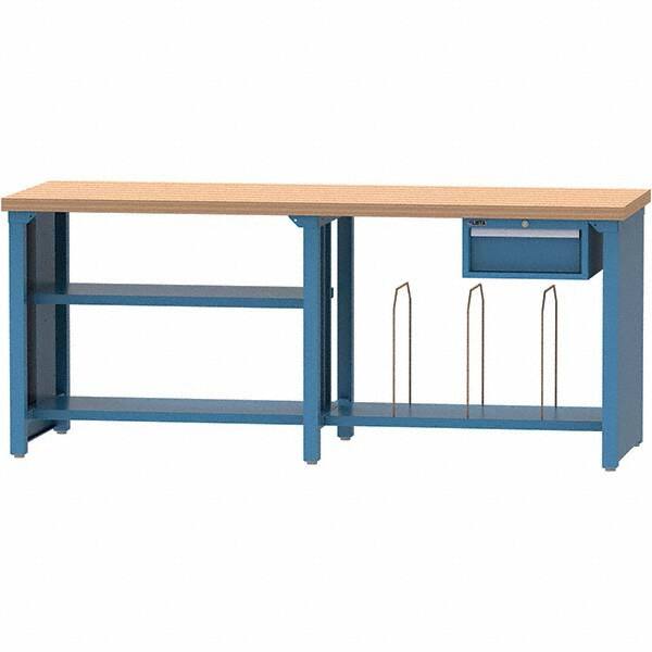 LISTA - Stationary Work Benches, Tables Type: Packaging Table Top Material: Butcher Block - Exact Tool & Supply