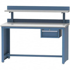 LISTA - Stationary Work Benches, Tables Type: Workstation Top Material: Plastic Laminate - Exact Tool & Supply