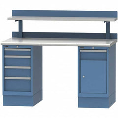 LISTA - Stationary Work Benches, Tables Type: Workstation Top Material: Plastic Laminate - Exact Tool & Supply