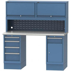 LISTA - Stationary Work Benches, Tables Type: Workstation Top Material: Plastic Laminate - Exact Tool & Supply