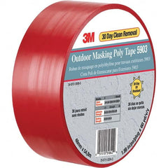 3M - 60 Yd x 50" x 7.5 mil Red Polyethylene Cloth Duct Tape - Exact Tool & Supply
