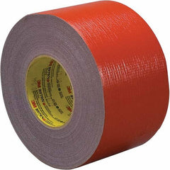 3M - 54.8m x 48mm x 12.1 mil Red Polyethylene Cloth Duct Tape - Exact Tool & Supply