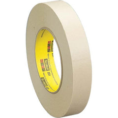 3M - 3-1/4" Wide x 60 Yd Long x 7.6 mil Tan Crepe Paper Masking Tape - Exact Tool & Supply