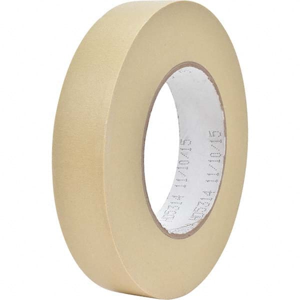 3M - 3/4" Wide x 60 Yd Long x 7.3 mil Tan Crepe Paper Masking Tape - Exact Tool & Supply